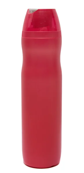 Gekleurde plastic flessen met vloeibare zeep en douchegel. — Stockfoto