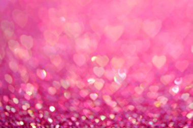 Arka plan olarak kalpler. Sevgililer Günü konsepti