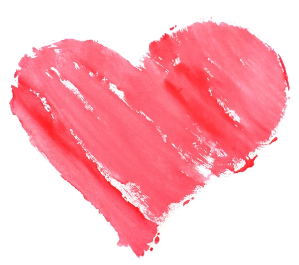 Love heart paint watercolour — Stock Photo, Image