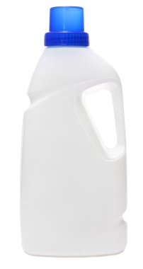 kapalı kozmetik veya hijyen jeli, sıvı sabun, losyon, krem, şampuan plastik şişe. Beyaz arka plan üzerinde izole.