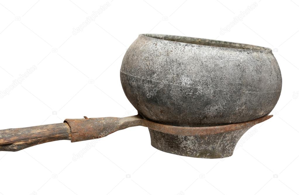 Hierro fundido olla grande, olla de hierro redonda para apagar el fuego