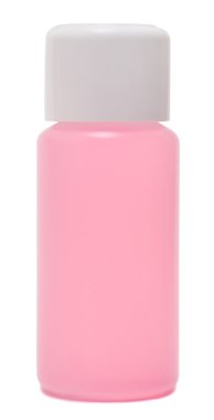 bottle of nail polish remover, isolated white background clipart