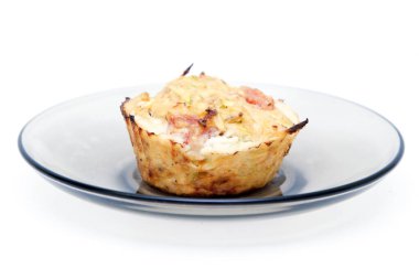 Tabakta sebzeli kek.