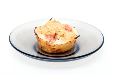 Tabakta sebzeli kek.