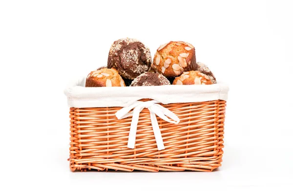 Muffins Basket — Stock Photo, Image