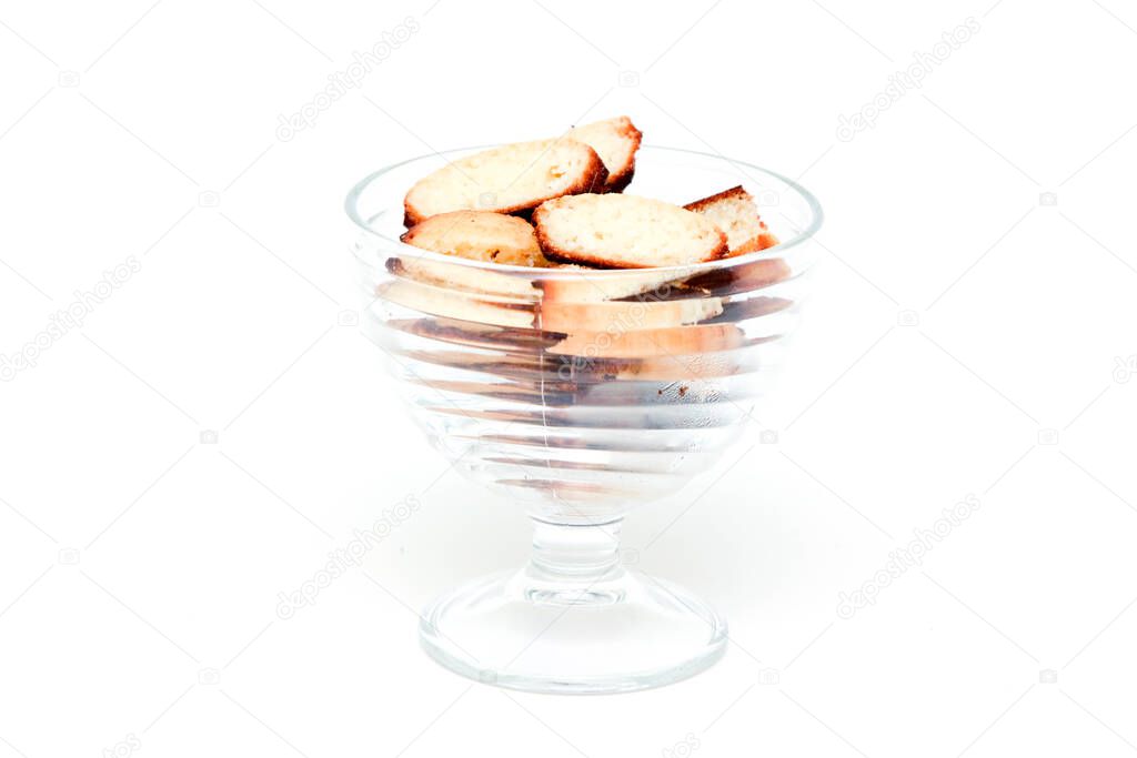 Muffins isolated on a white background
