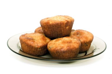 Beyaz bir arka plan üzerinde izole kek