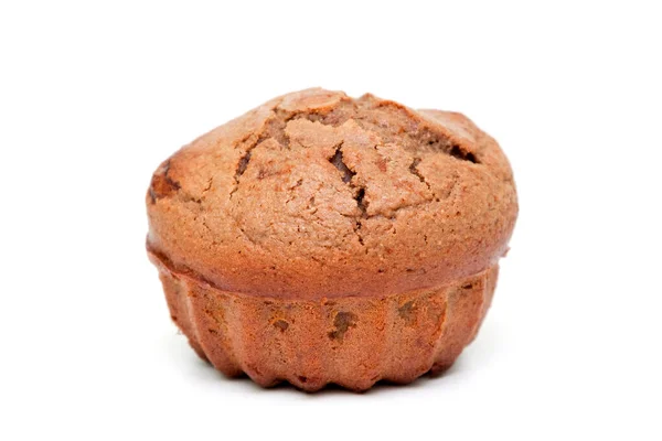 Muffin Geïsoleerd Een Witte Achtergrond — Stockfoto