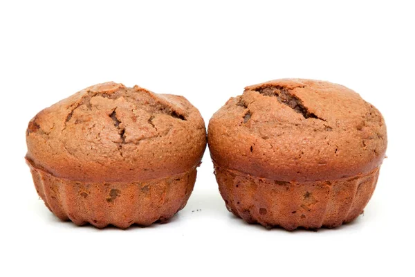 Muffins Isolated White Background — Stock Photo, Image