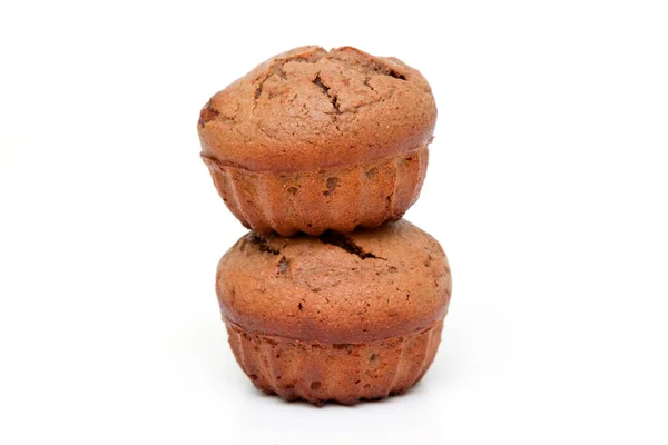 Muffins Isolated White Background — Stock Photo, Image