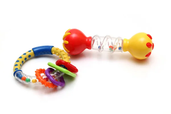 Colorful Toys Isolated White Background — Stock Photo, Image