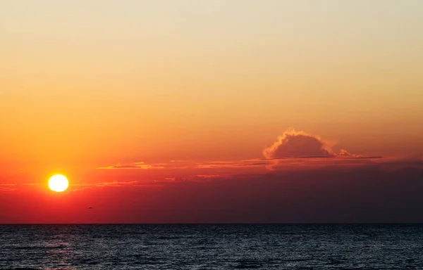 Золоте Сонце Над Чорним Морем — стокове фото