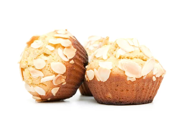 Muffin Con Papavero Isolato Sfondo Bianco — Foto Stock