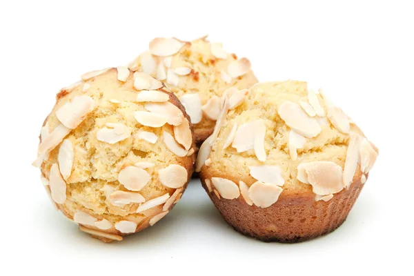 Muffin Con Papavero Isolato Sfondo Bianco — Foto Stock