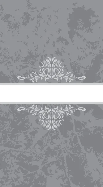 Elemento decorativo sullo sfondo grigio astratto — Vettoriale Stock