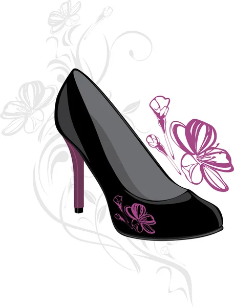 Zapatos elegantes de moda — Vector de stock