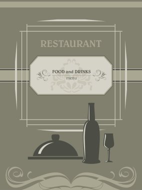 Restaurant menu. Label for design