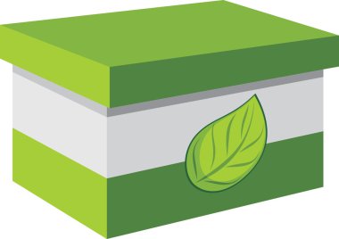 Yeşil karton kutu