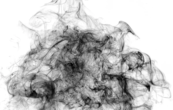 Soot. Black smoke. — Stock Photo, Image