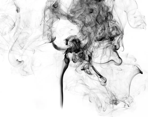 Soot. Black smoke. — Stock Photo, Image