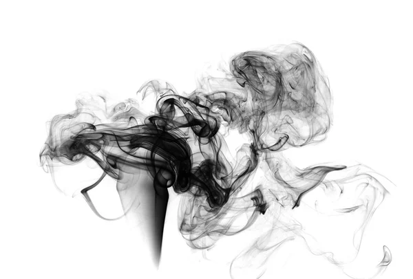 Soot. Black smoke. — Stock Photo, Image