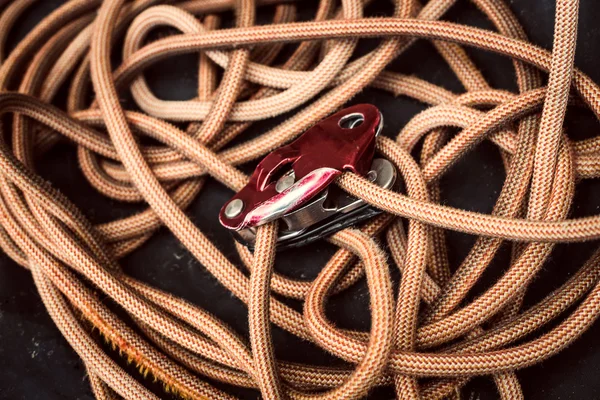 Klättring av rep. — Stockfoto