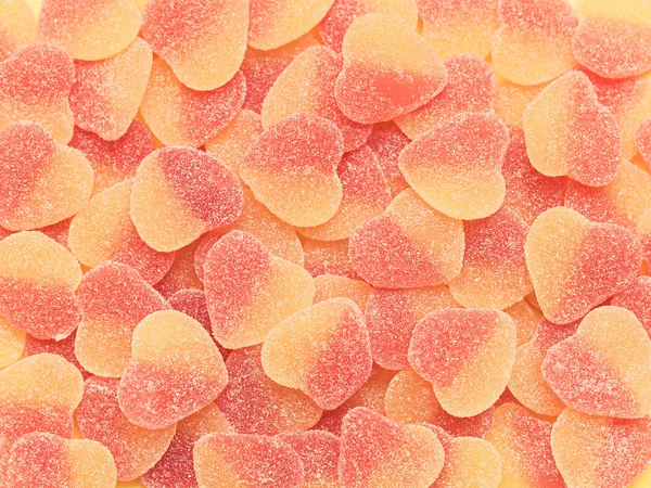 Bonbons in Herzform. — Stockfoto