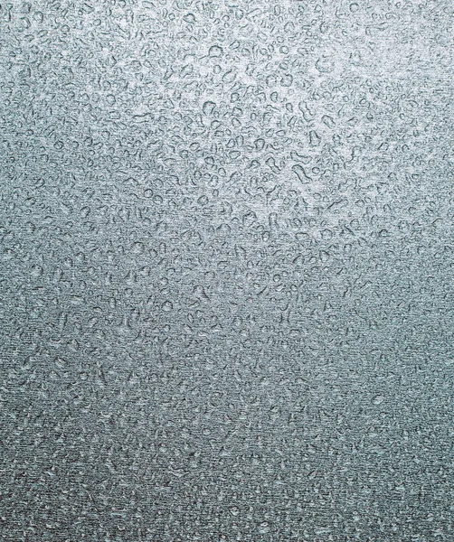 Texture of droplets on the metal. — Stock Photo, Image