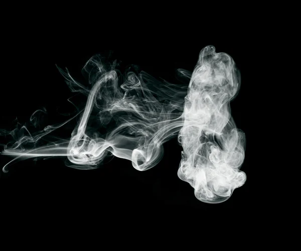 Blue smoke close-up. — Stock Photo, Image