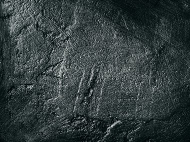 Dark metal bir yüzeye.