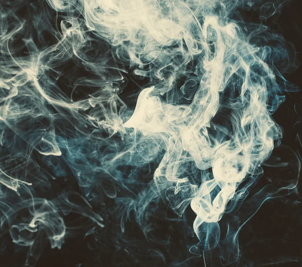 白い煙。煙の質感. — ストック写真