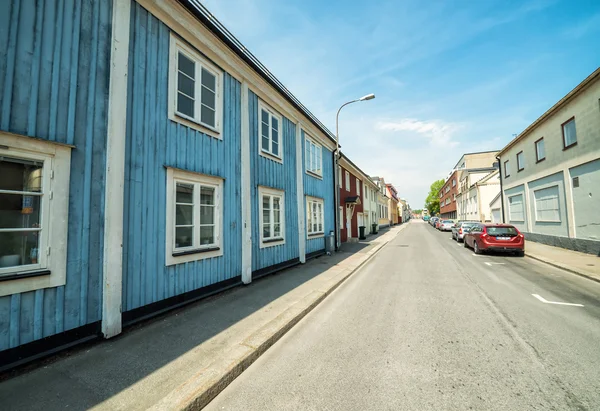 Karlshamn street view in May — Stock Photo, Image