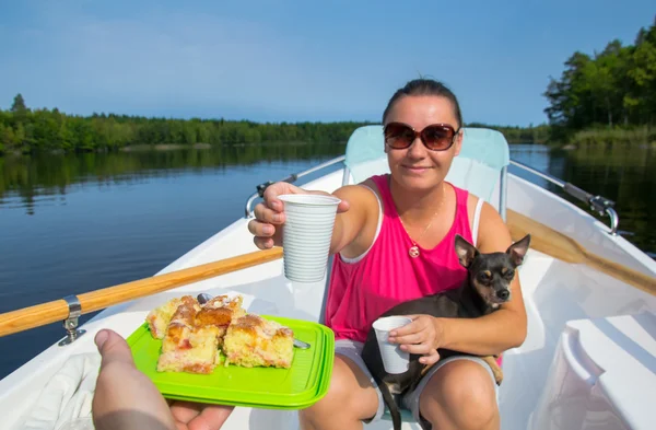 Dags för båt resa paus — Stockfoto