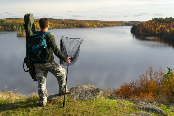 Angler's bestemming punt — Stockfoto
