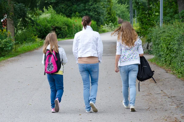 Samen van school — Stockfoto