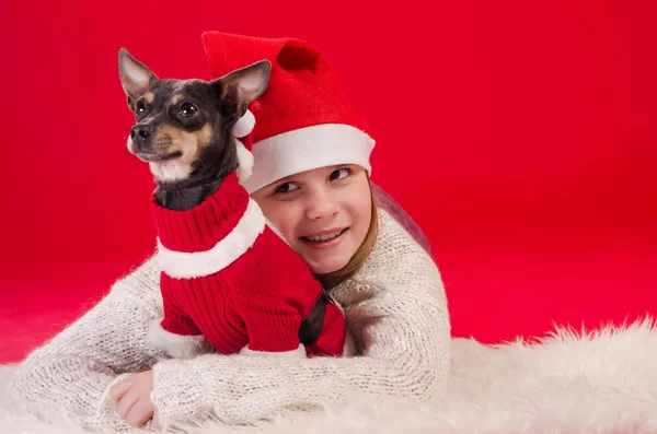 Christmas söta vänner — Stockfoto