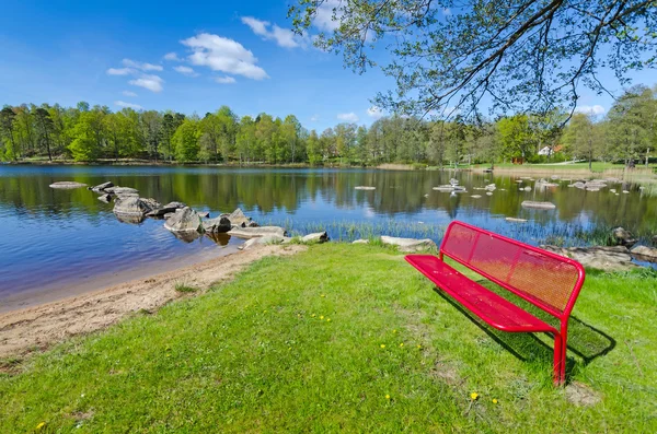 Vår svenska kontraster — Stockfoto