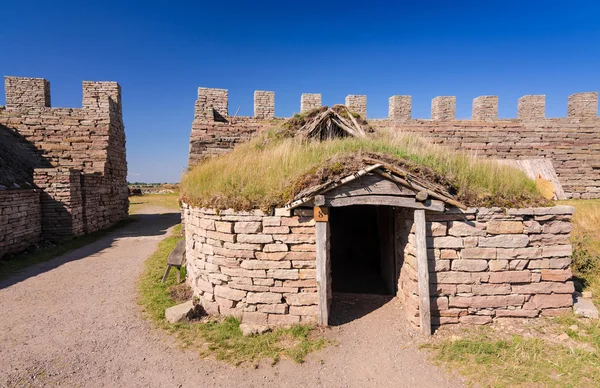 Old hut in Eketorp castle