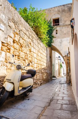 Lindos City tipik küçük sokak