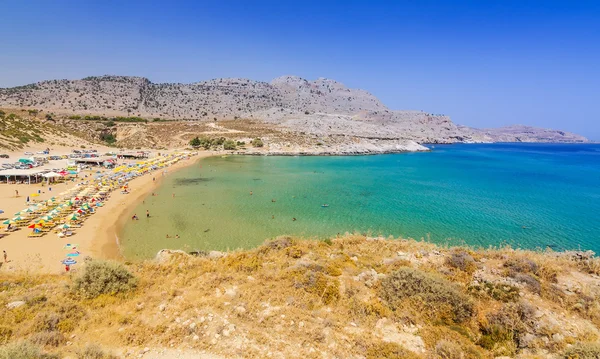 Playa de Stegna en Rodas — Foto de Stock