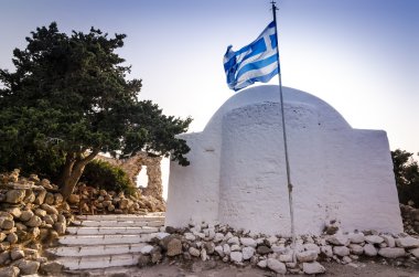 Monolithos tapınağın arka yüzü