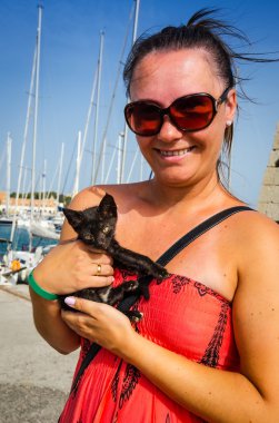 Öğe, dikey, küçük kedi