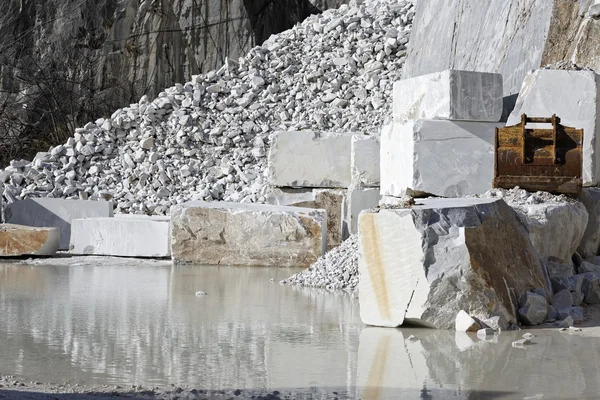 Kamieniołom Marmuru Marina Carrara Włochy — Zdjęcie stockowe