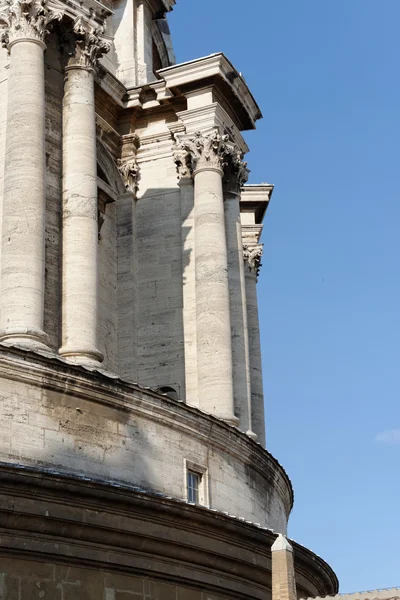 Particolare Della Basilica San Pietro Vaticano Giorno Estate — Foto Stock