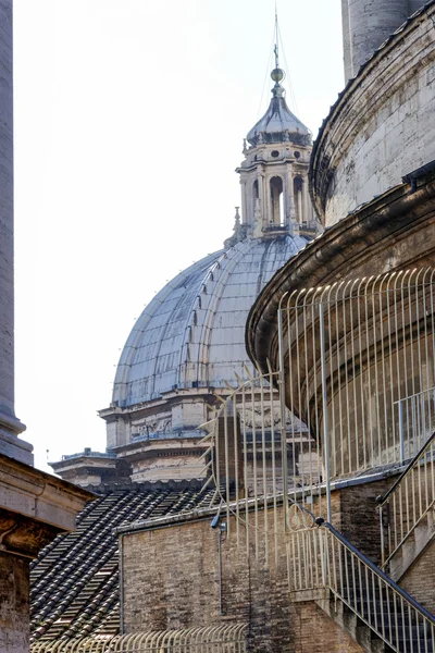 Detalle Basílica San Pedro Vaticano Día Verano — Foto de Stock