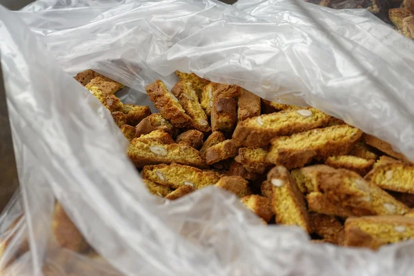 Печенье из миндаля, кантучини — стоковое фото
