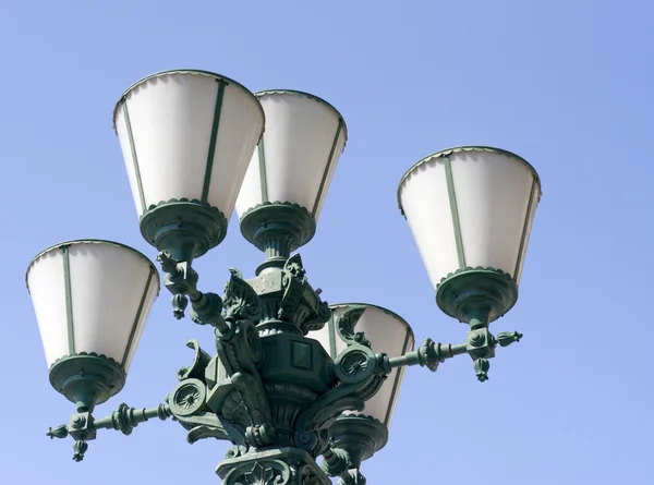 Detalj Gamla Gatlyktor Italien — Stockfoto