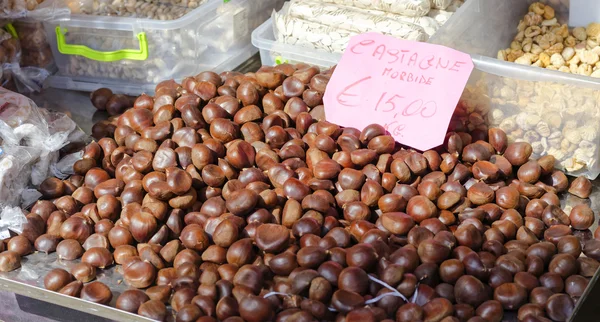 Chestnut at market Stock Image