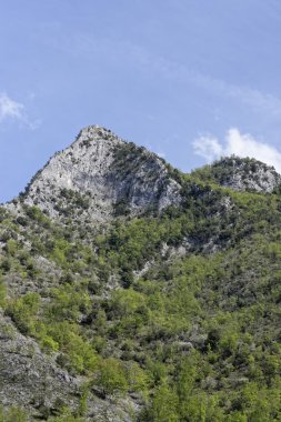 İtalya 'daki Apuan Alpleri manzarası