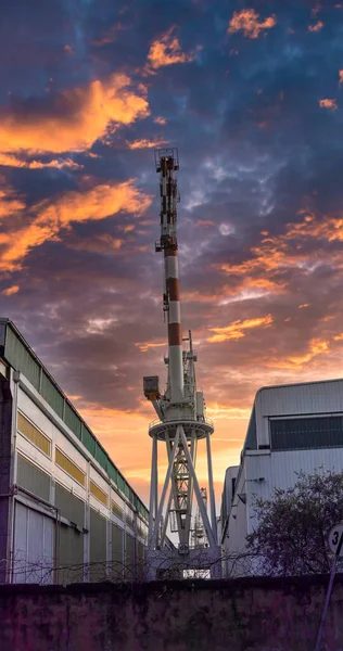 Big Crane Ship Yard — Stock Photo, Image
